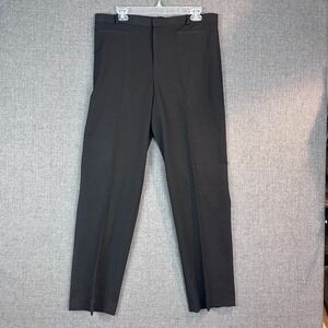 Rafaella Black Textured Stretch 2‎ Way Pants Size 14